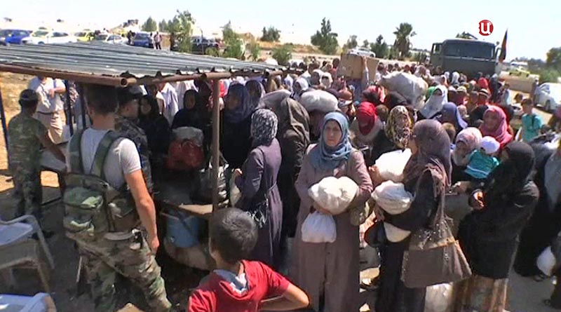 Гуманитарная помощь для жителей Сирии