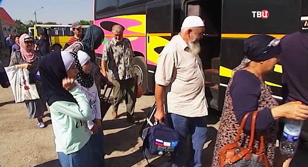 Группа крымчан отправляется в хадж