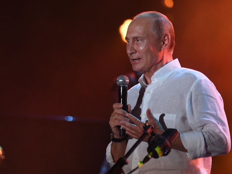 Владимир Путин посетил джазовый фестиваль в Коктебеле