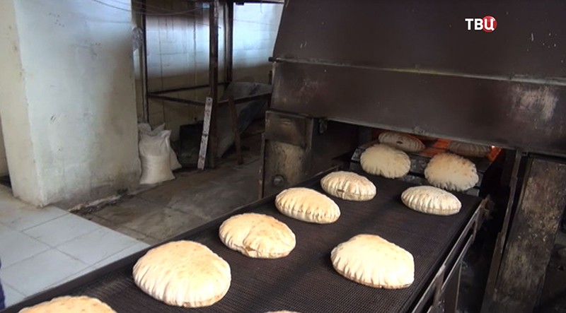 Пекарня в Сирии