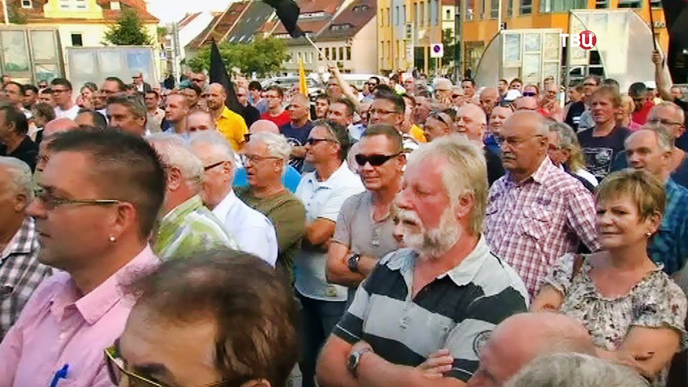 Митинг в Германии
