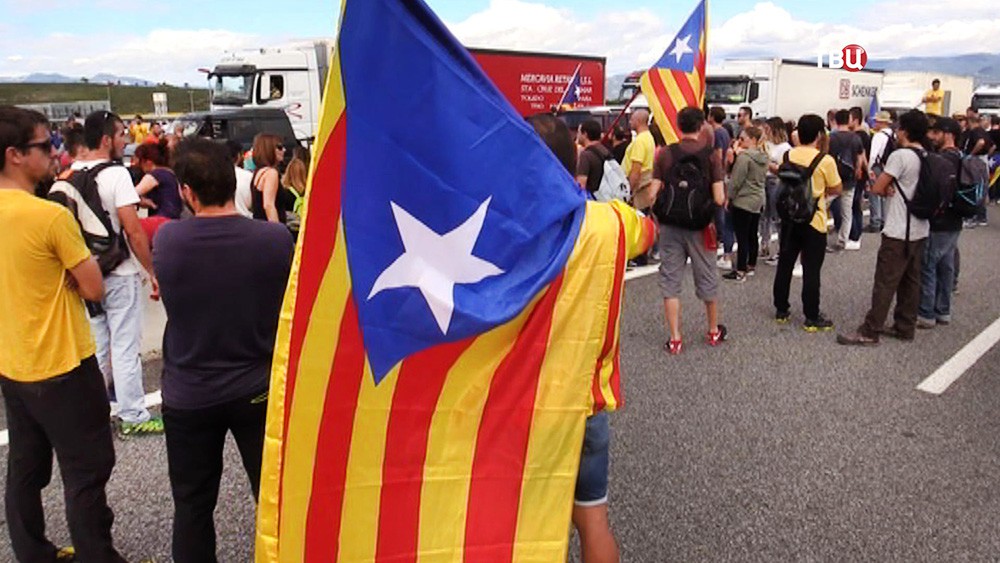 Митинг в Каталонии