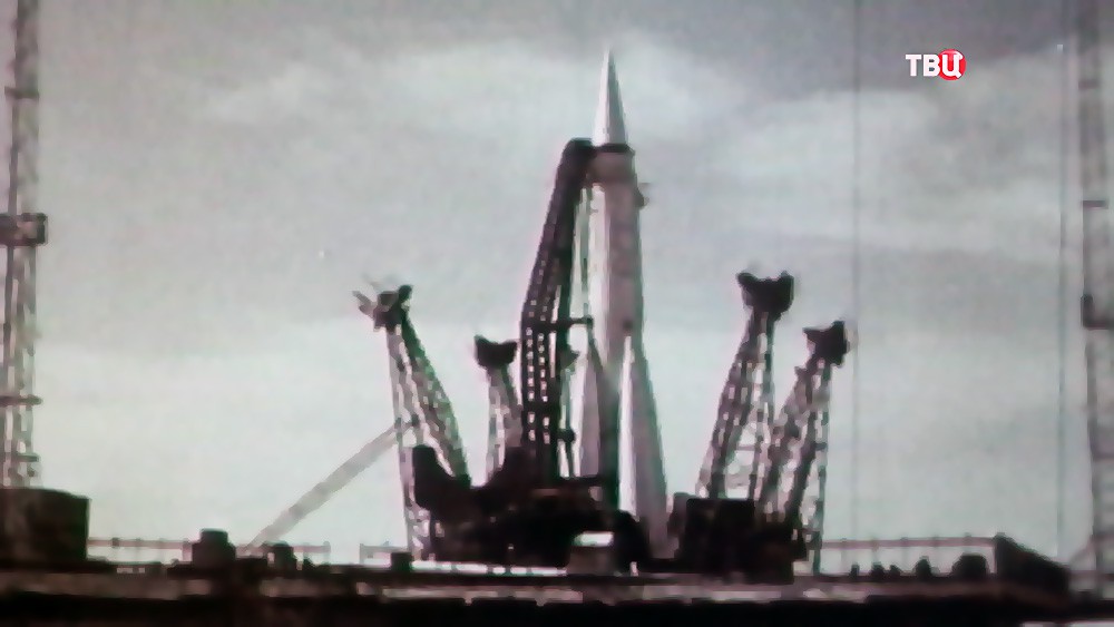 Ракета Р7 на стартовой площадке