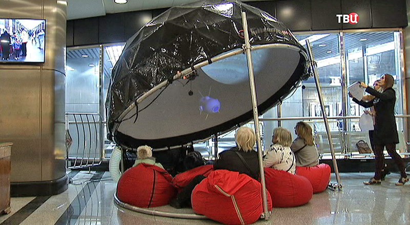 Мобильный планетарий в метро