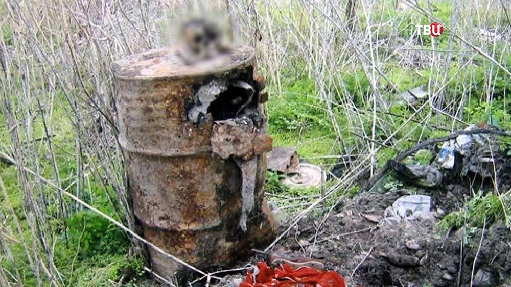 Место обнаружения останков убитой хабаровским педофилом Зыряновым девочки