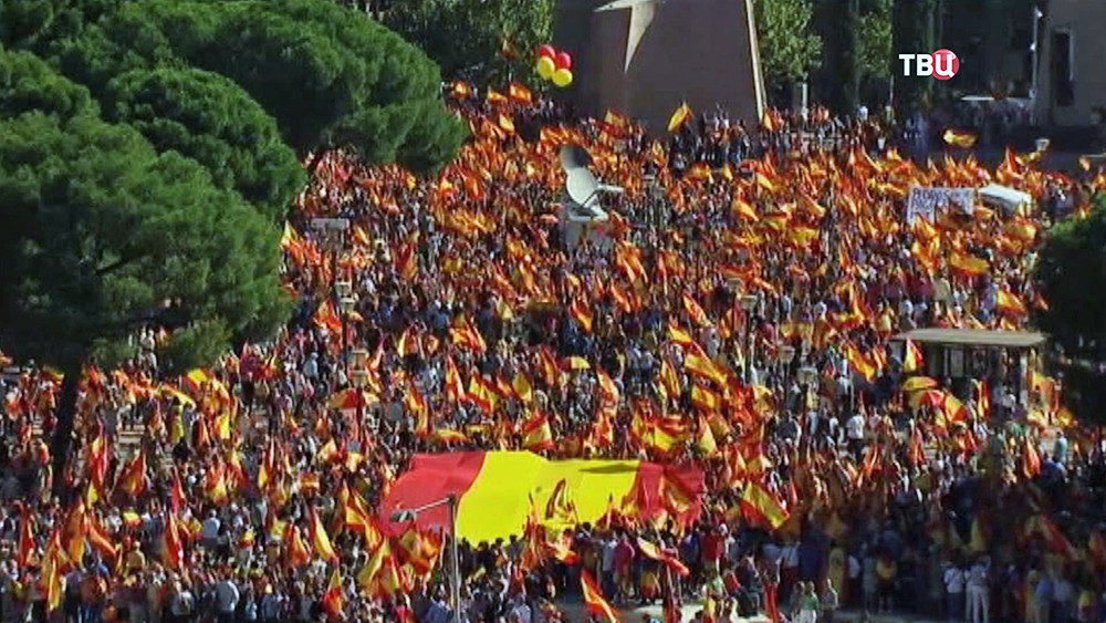 Митинг за единую Испанию