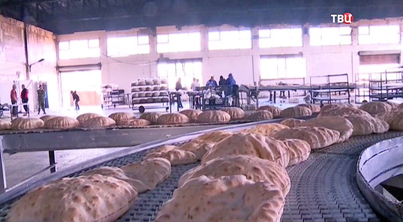 Хлебозавод в Сирии