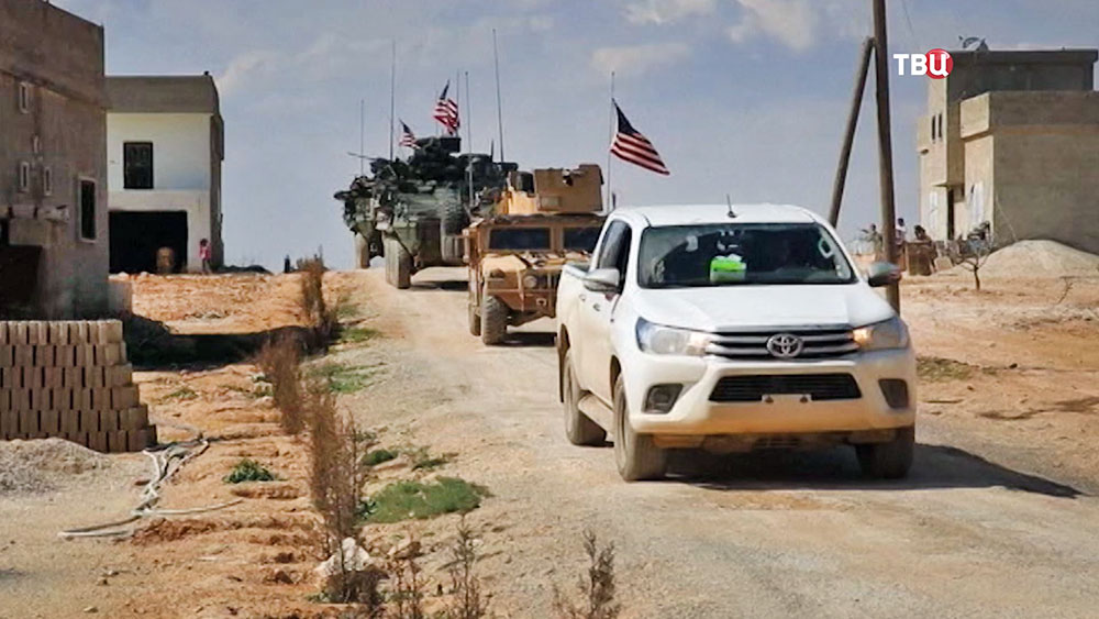 Военная техника США на территории Сирии