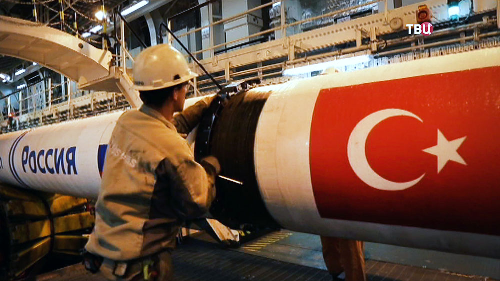 Строительство газопровода "Турецкий поток"