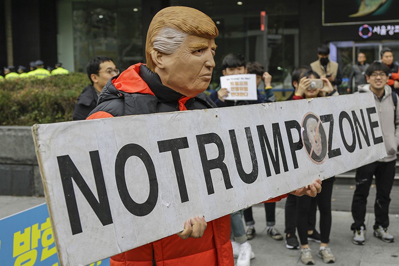 Демонстрация в Сеуле 