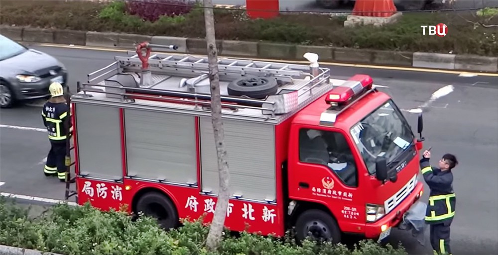 Пожарные в Китае