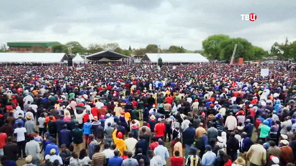 Митинг в Зимбабве