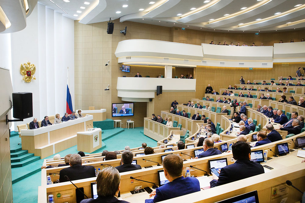 Заседании Совета Федерации 