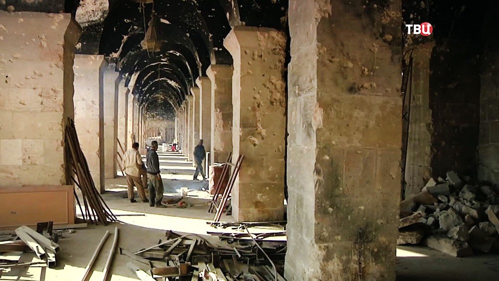 Восстановление памятника ЮНЕСКО, Великой мечети династии Омейядов в Сирии