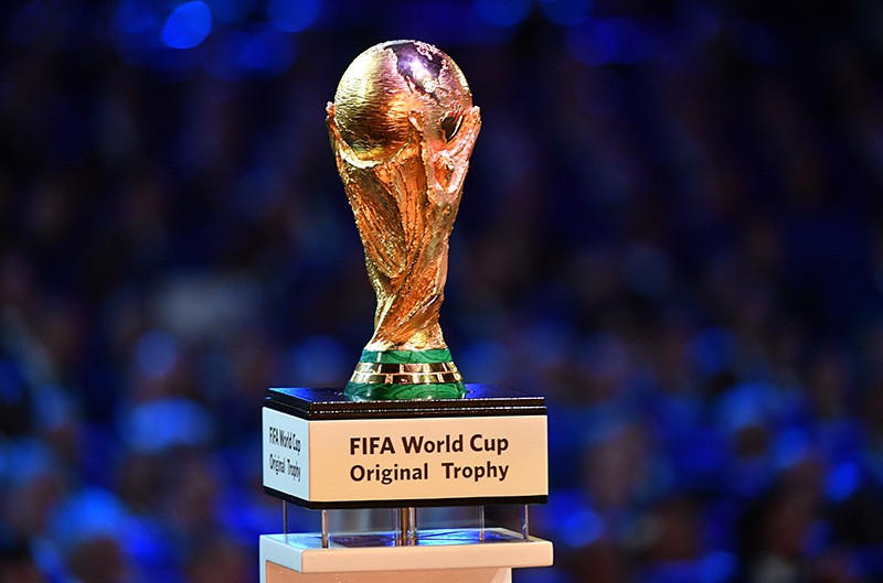 Кубок чемпионата мира по футболу на официальной жеребьевке чемпионата мира по футболу 2018