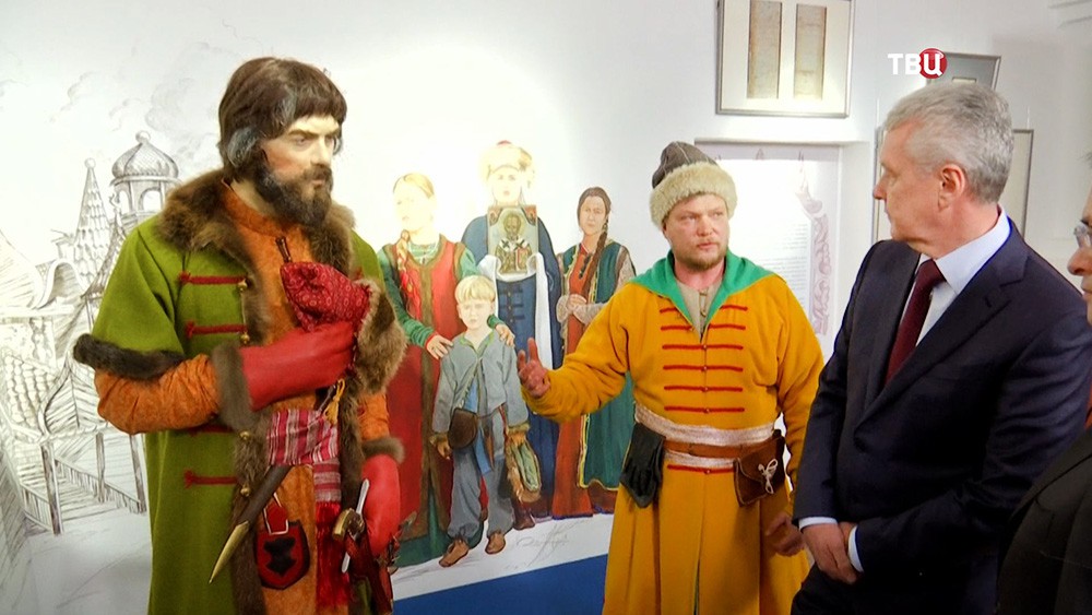 Сергей Собянин посетил выставку "Служилые люди государства Московского"