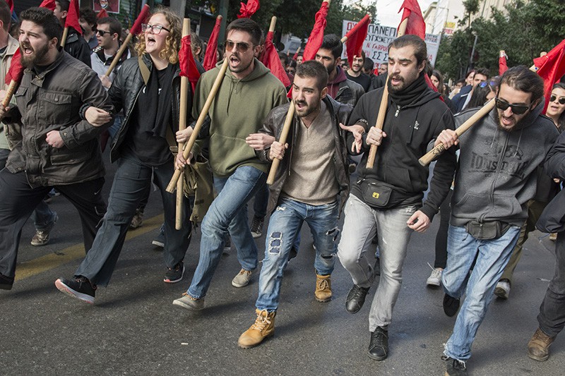 Забастовка в Греции 