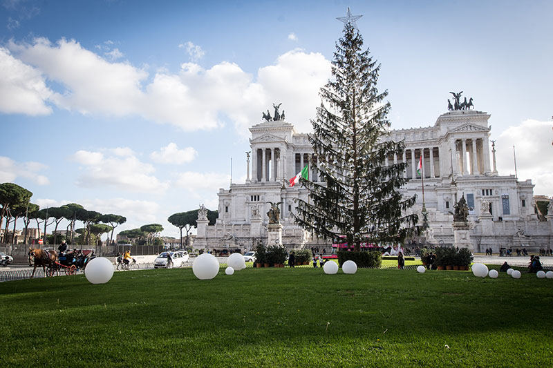 Новогодняя елка в Риме