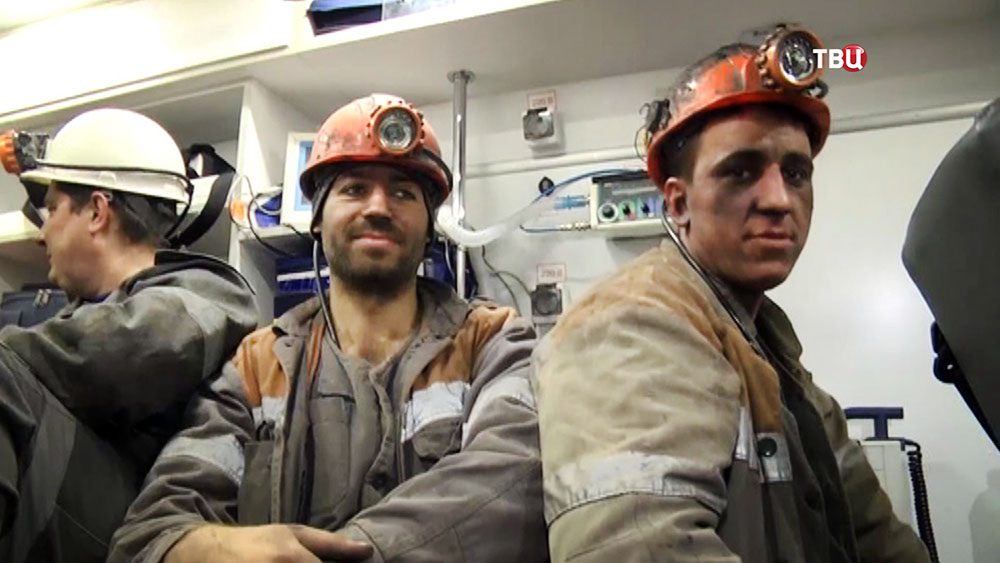 Спасенные шахтеры