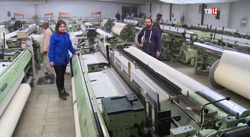 Ткацкая фабрика в Сирии