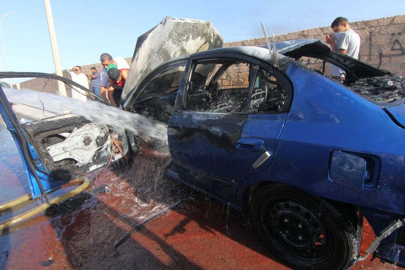 На месте теракта в Бенгази