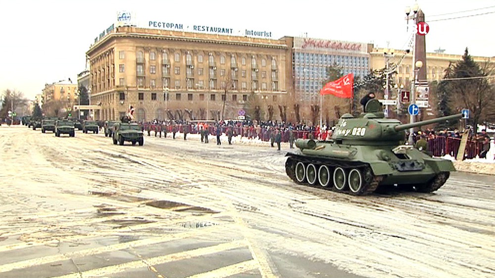 Репеиция парада в Волгограде