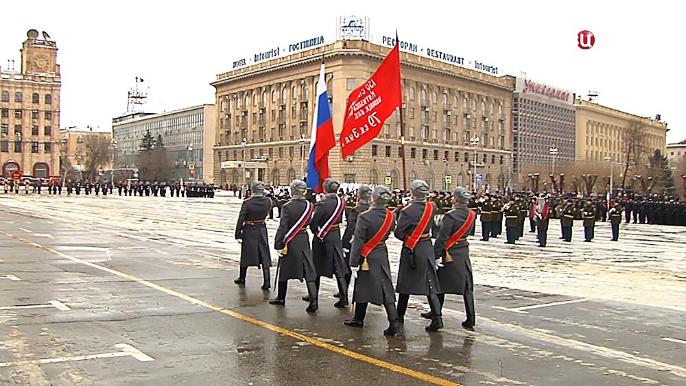 Репеиция парада в Волгограде