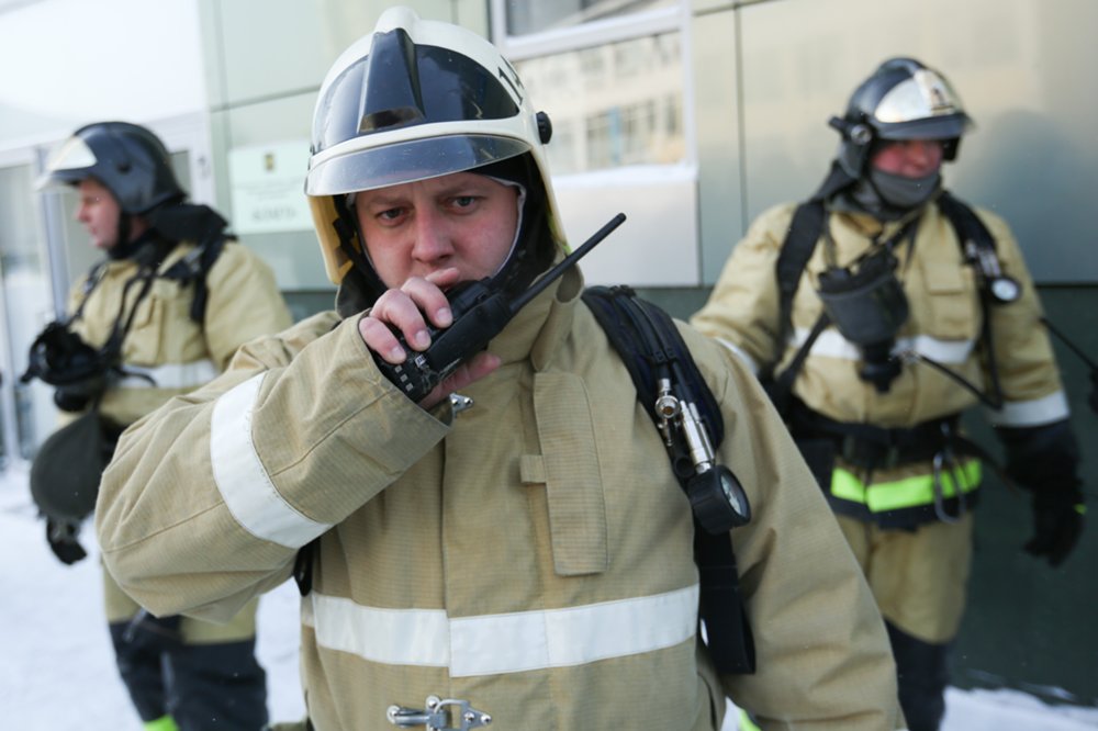 Пожарно-тактическое учение в рамках подготовки к чемпионату мира по футболу FIFA 2018