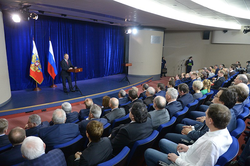 Рабочая поездка Владимира Путина в Новосибирск
