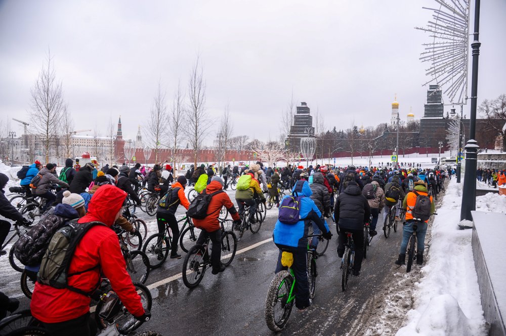 Велопарад в Москве 