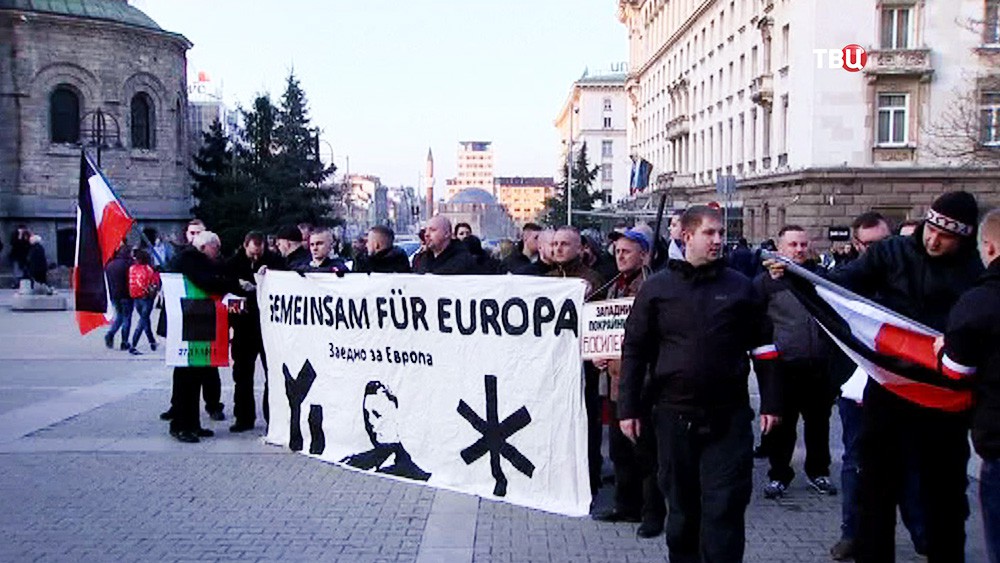 Марш нацианалистов в Болгарии