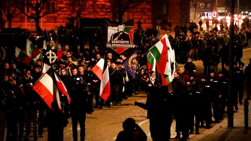 Марш радикалов в Болгарии