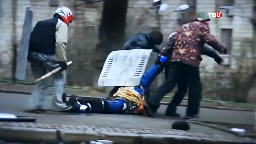 Раненые во время беспорядков на Майдане в 2014 году