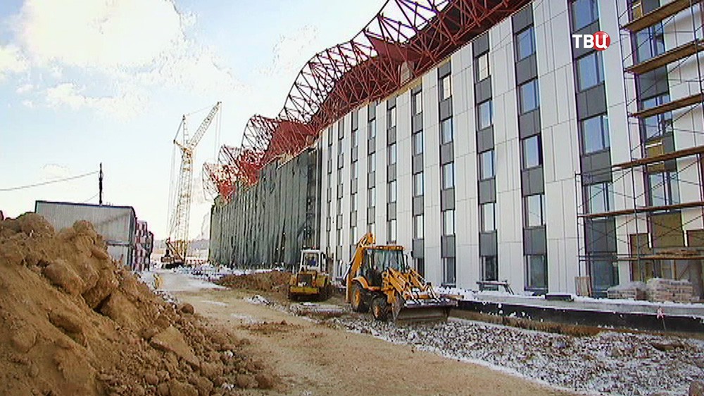 Строительство Центра художественной гимнастики в "Лужниках"
