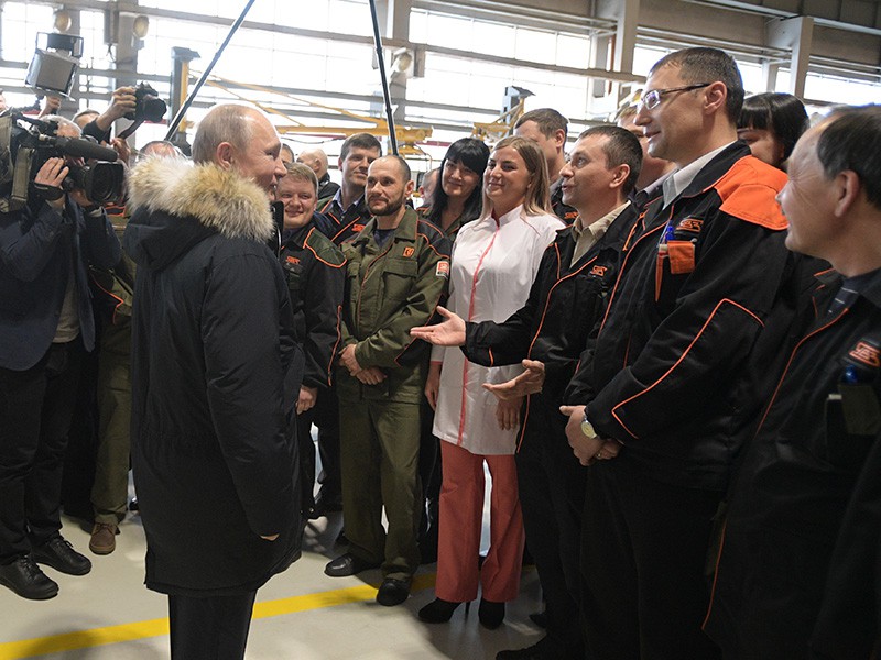 Рабочая поездка Владимира Путина в Свердловскую область 