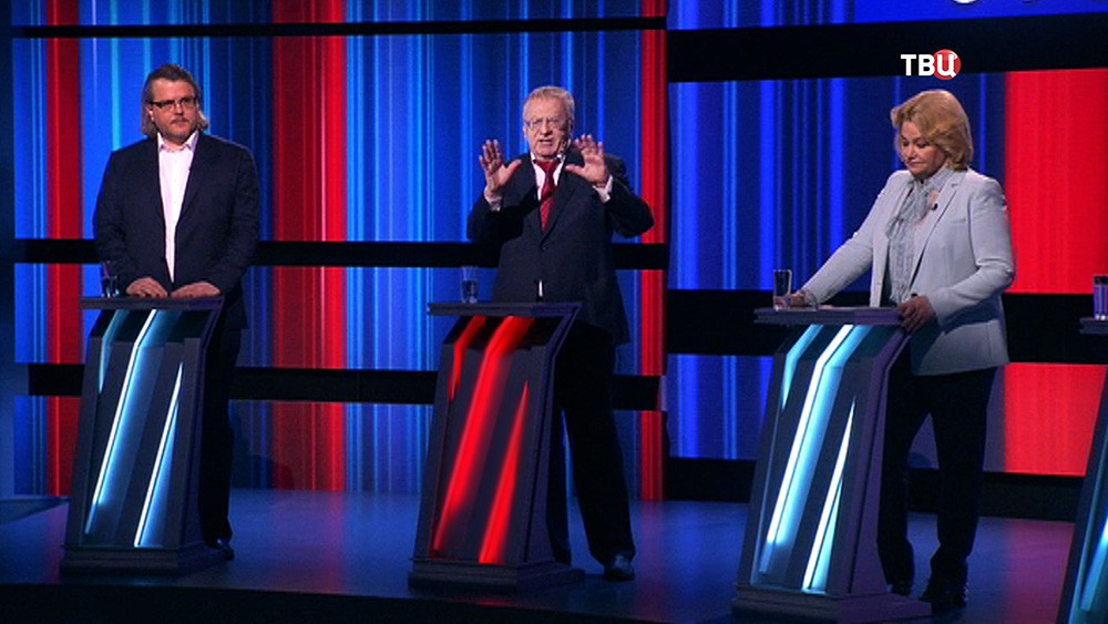 Владимир Жириновский на дебатах на телеканал "ТВ Центр"