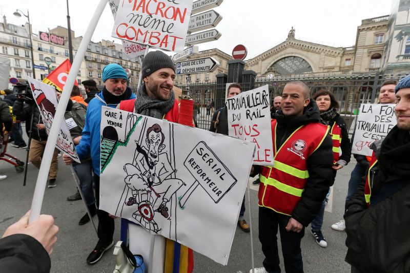 Демонстрация в Париже