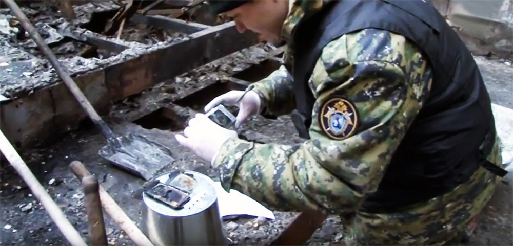 Следственные действия в сгоревшем ТЦ в Кемерово