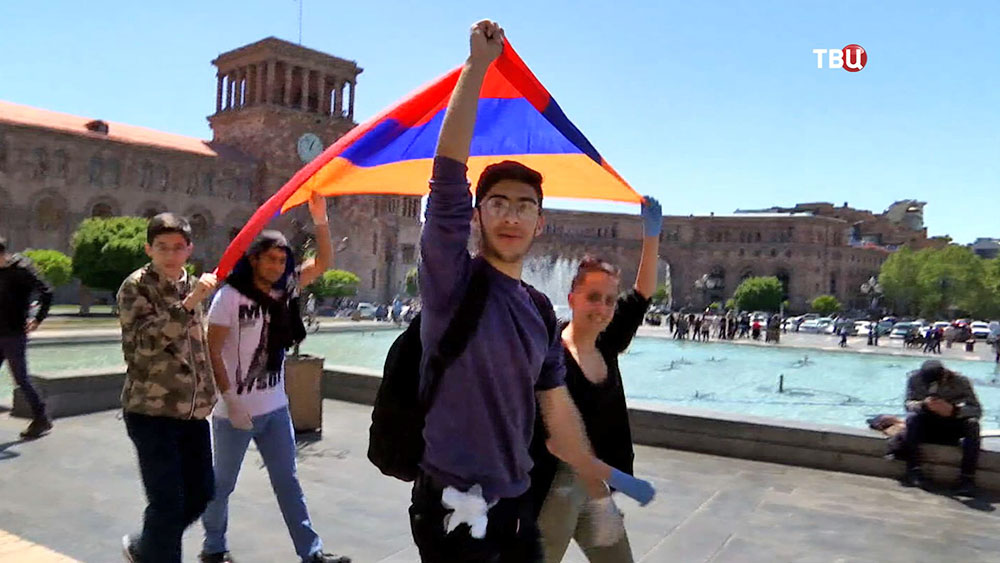 Митинг в Армении