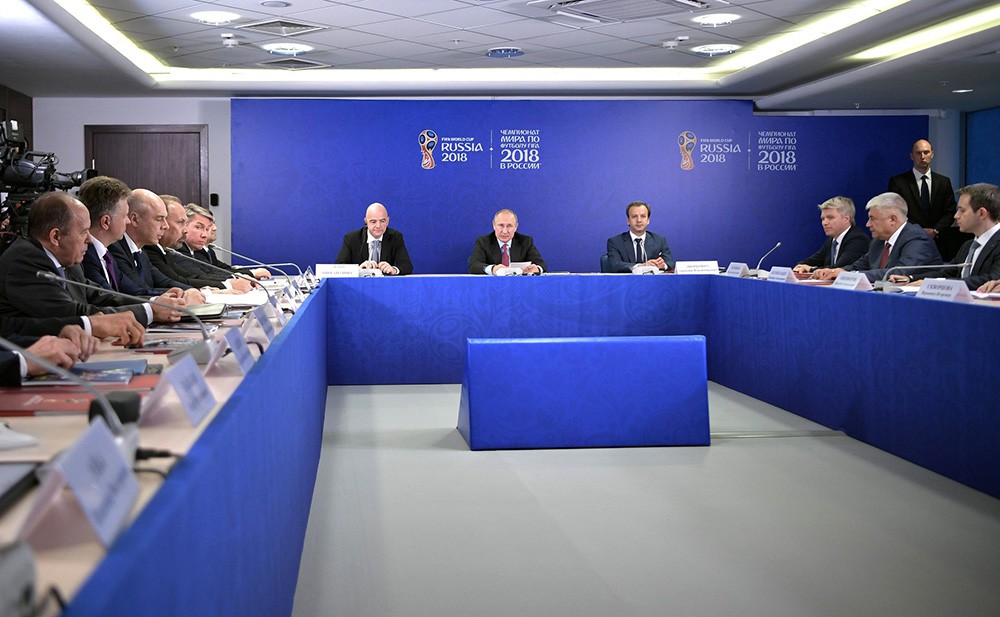 Заседание наблюдательного совета организационного комитета "Россия-2018"