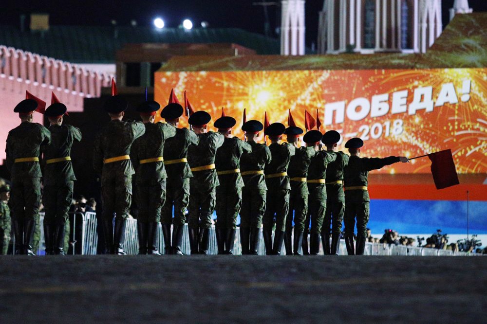Репетиция Парада Победы на Красной площади