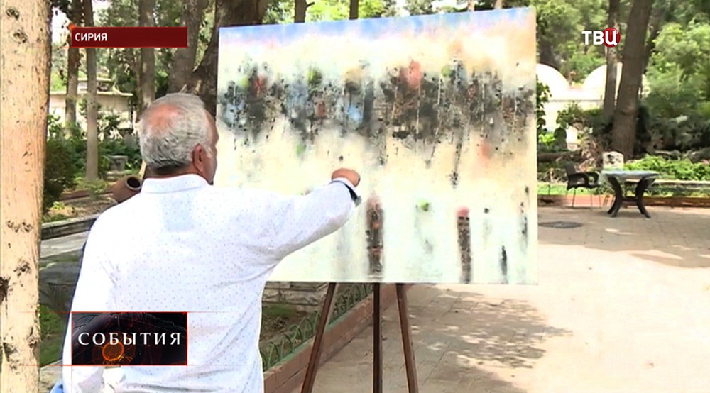 Выставка сирийских художников в Дамаске 