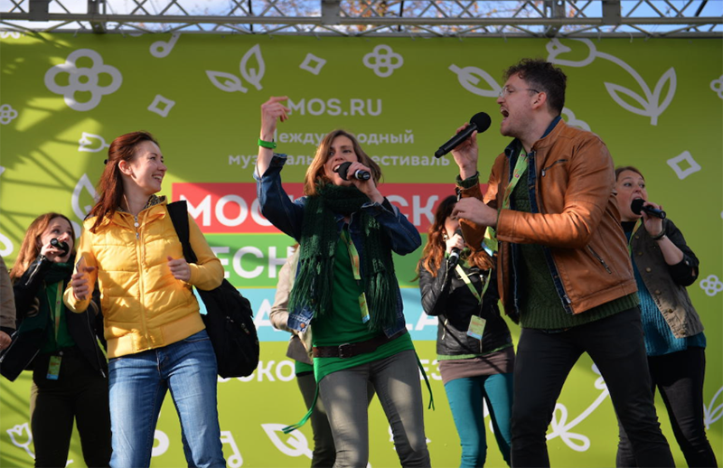 Участники фестиваля "Московская весна a cappella"