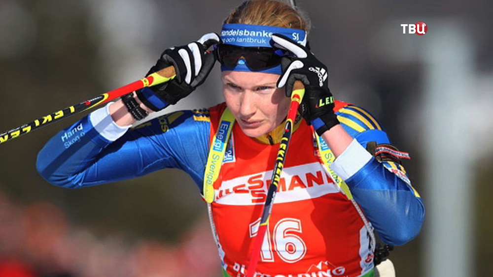 Шведская биатлонистки Марии Нильссон