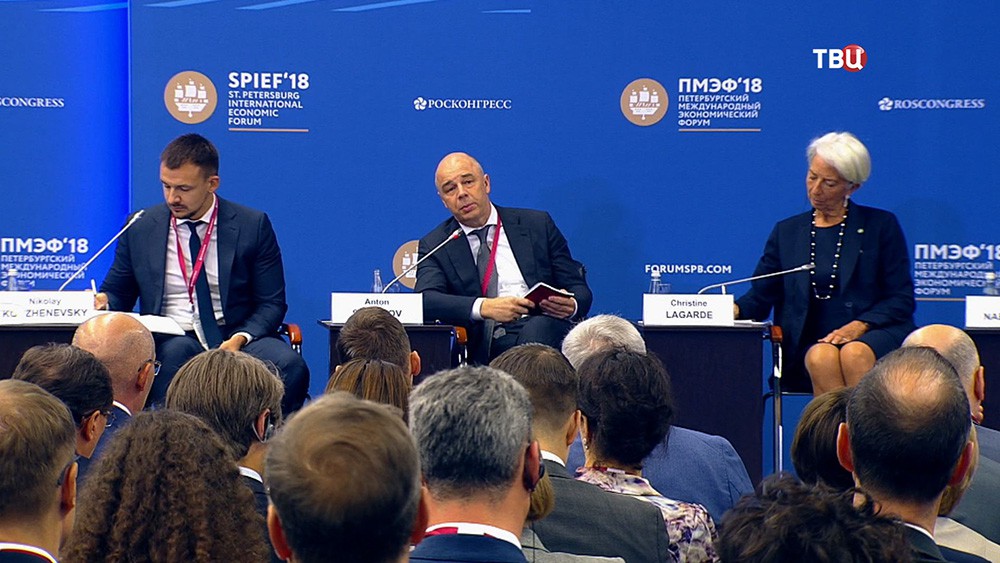 Антон Силуанов на Международном экономическом форуме 
