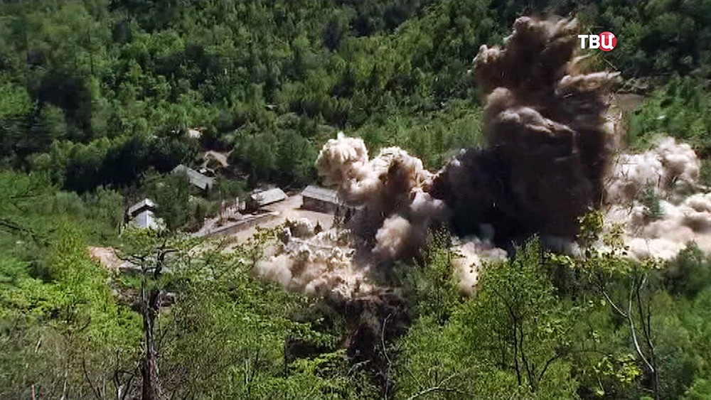Уничтожение ядерного полигона Пунгери в КНДР