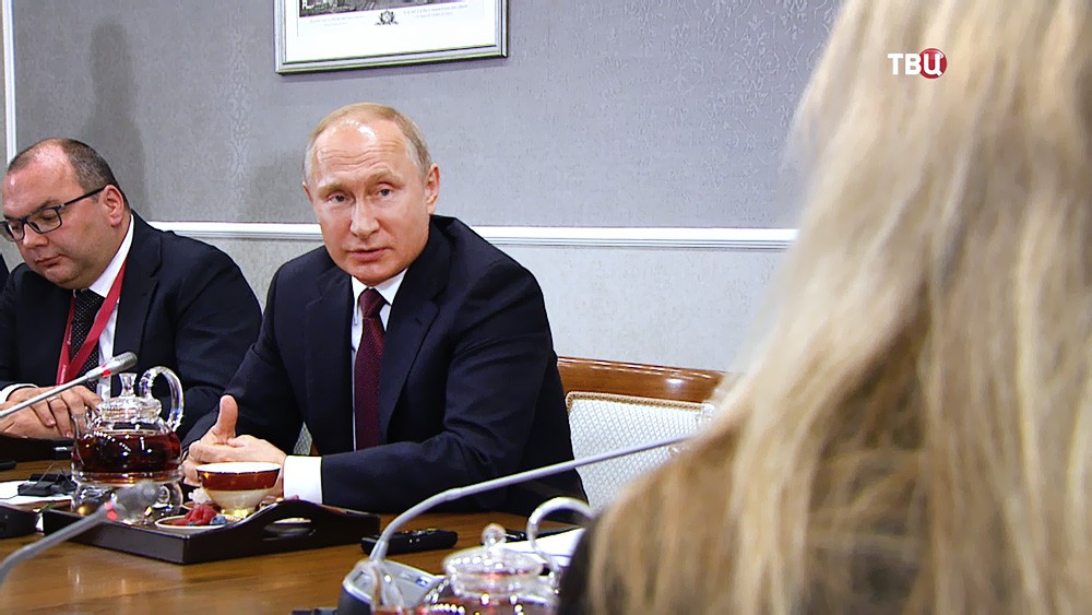 Владимир Путин и руководители ведущих мировых информационных агентств