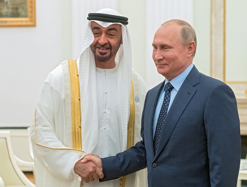 Владимир Путин и наследный принц Абу-Даби