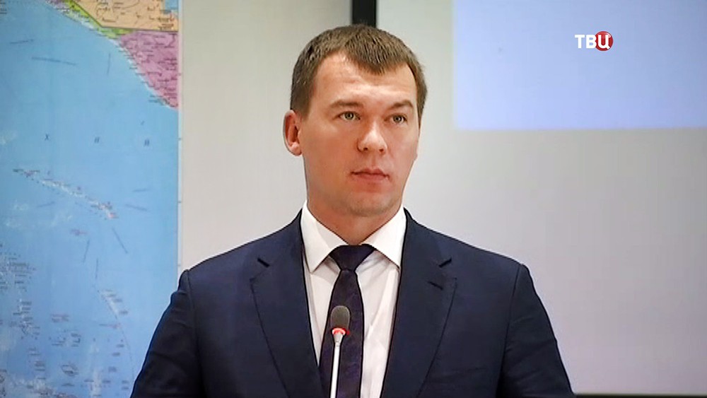 Кандидат от партии ЛДПР на пост мэра Михаил Дегтярев