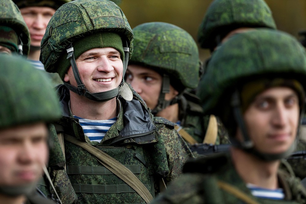 Военнослужащие армии России